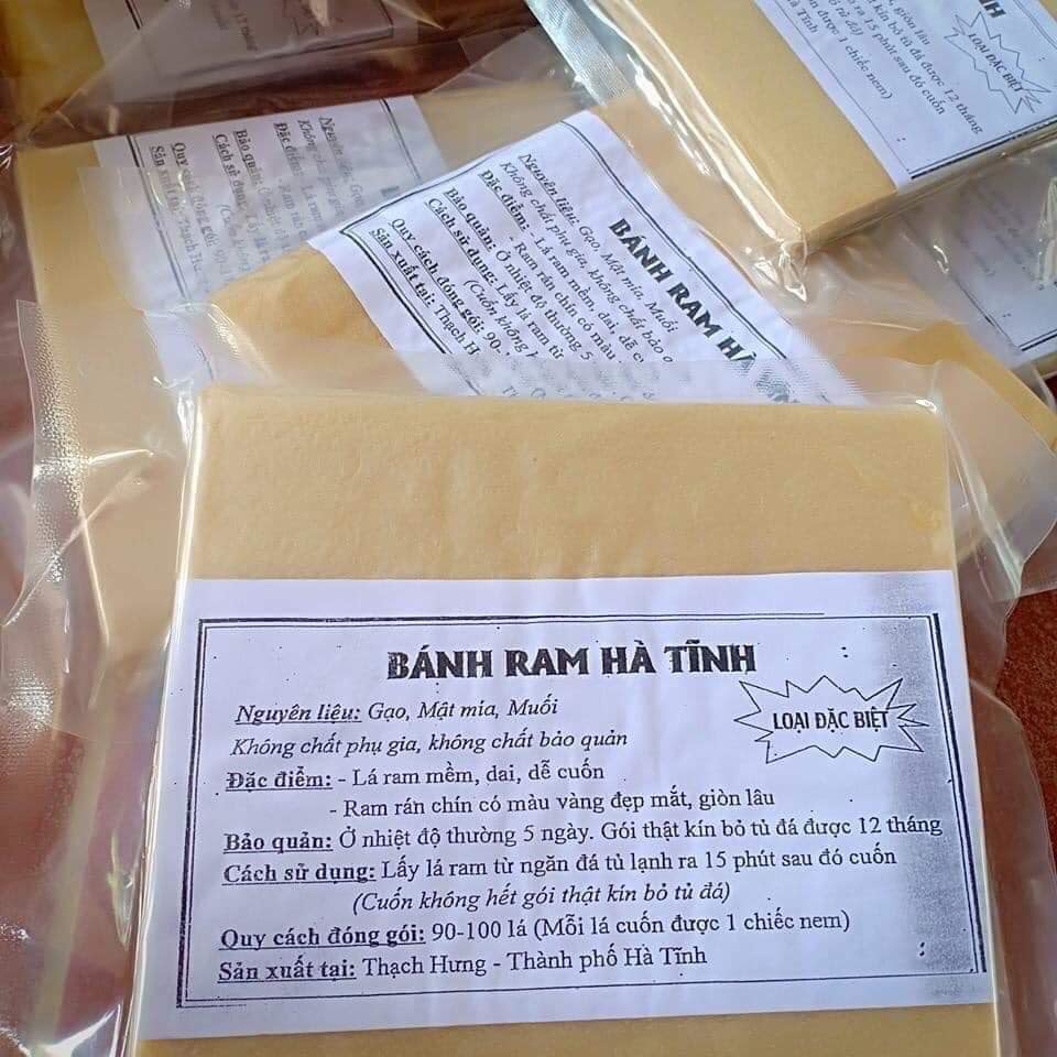 Vỏ ram hà tĩnh loại 1 hút chân không giá sỉ