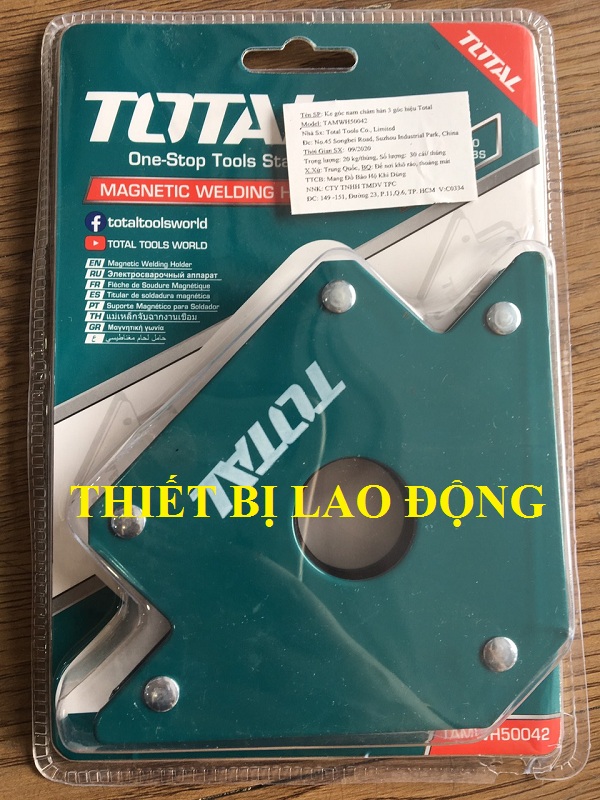 KE GÓC NAM CHÂM HÀN 3 GÓC TOTAL TAMWH50042 50LB - TAMWH50042