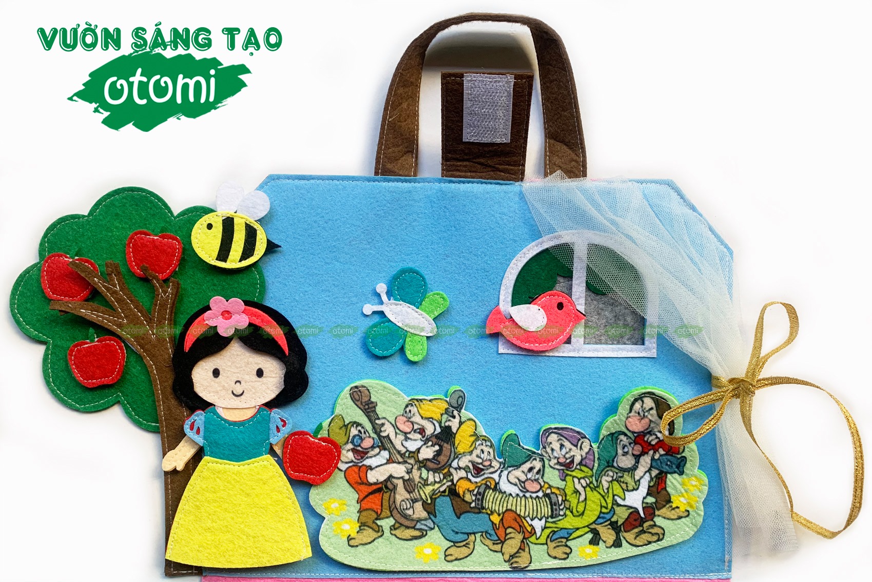 [HCM]Sách vải tương tác - NHÀ BÚP BÊ