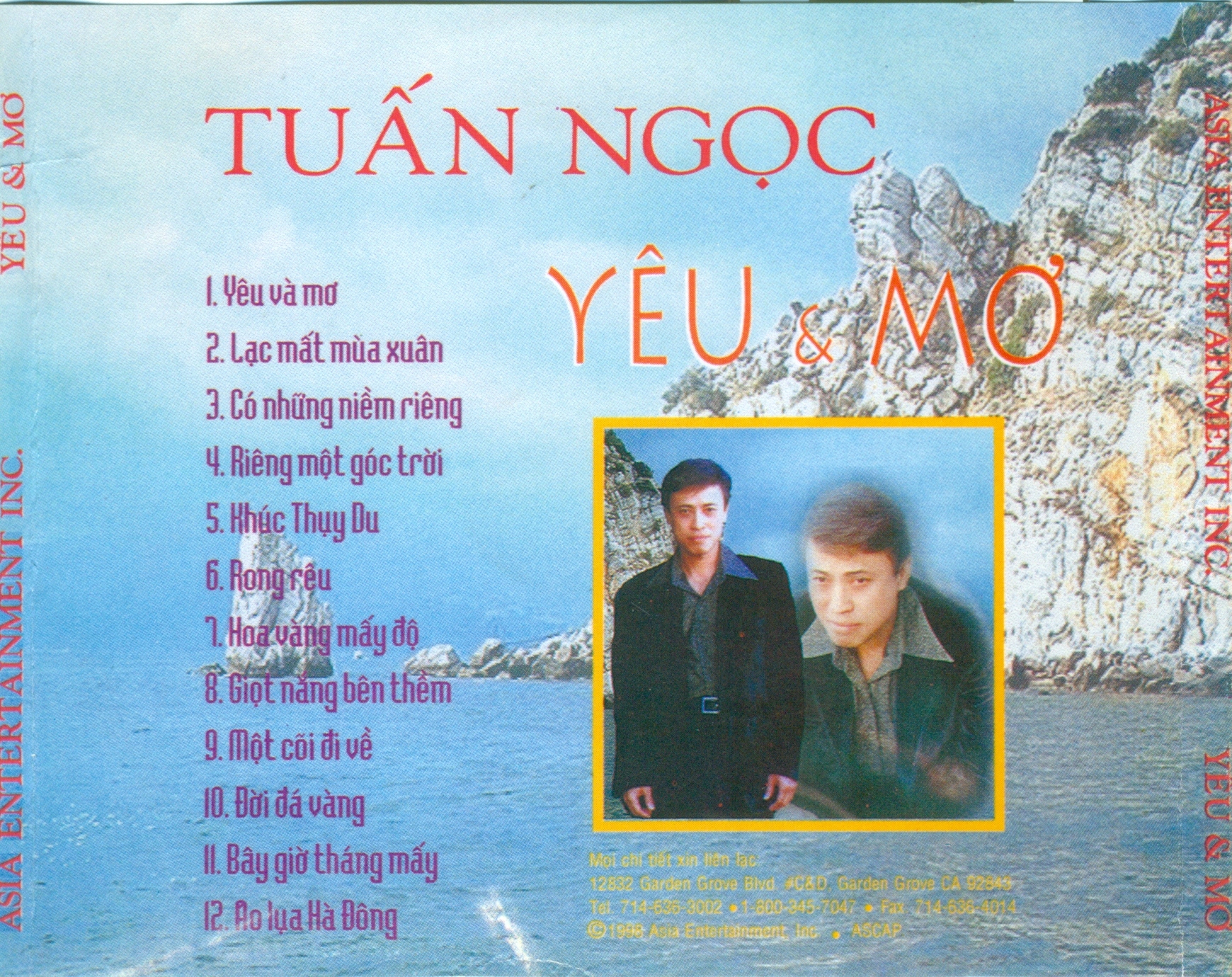 Bộ 7 đĩa CD nhạc Tuấn Ngọc 3