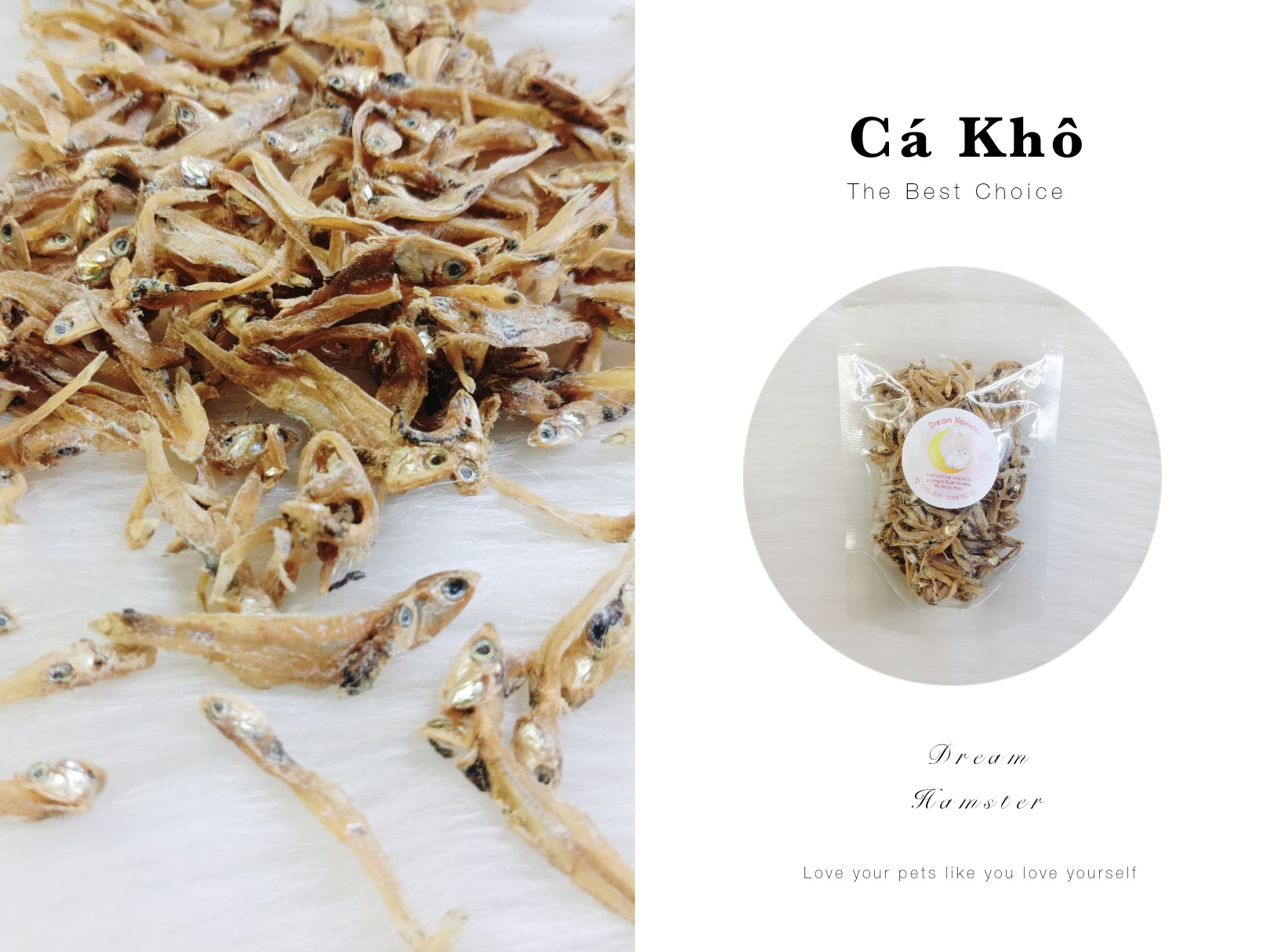 Cá khô cho Hamster (35gr)