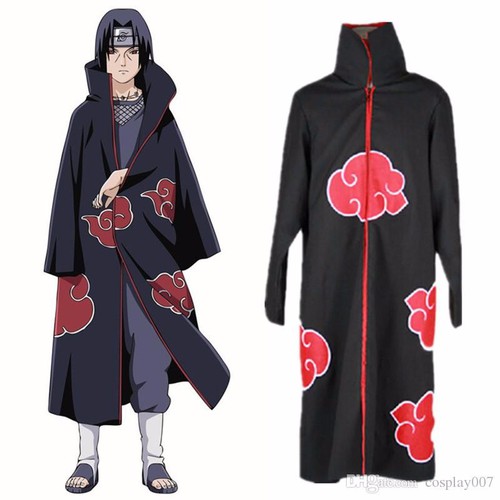 Áo choàng măng tô hóa trang Akatsuki trong anime Naruto 