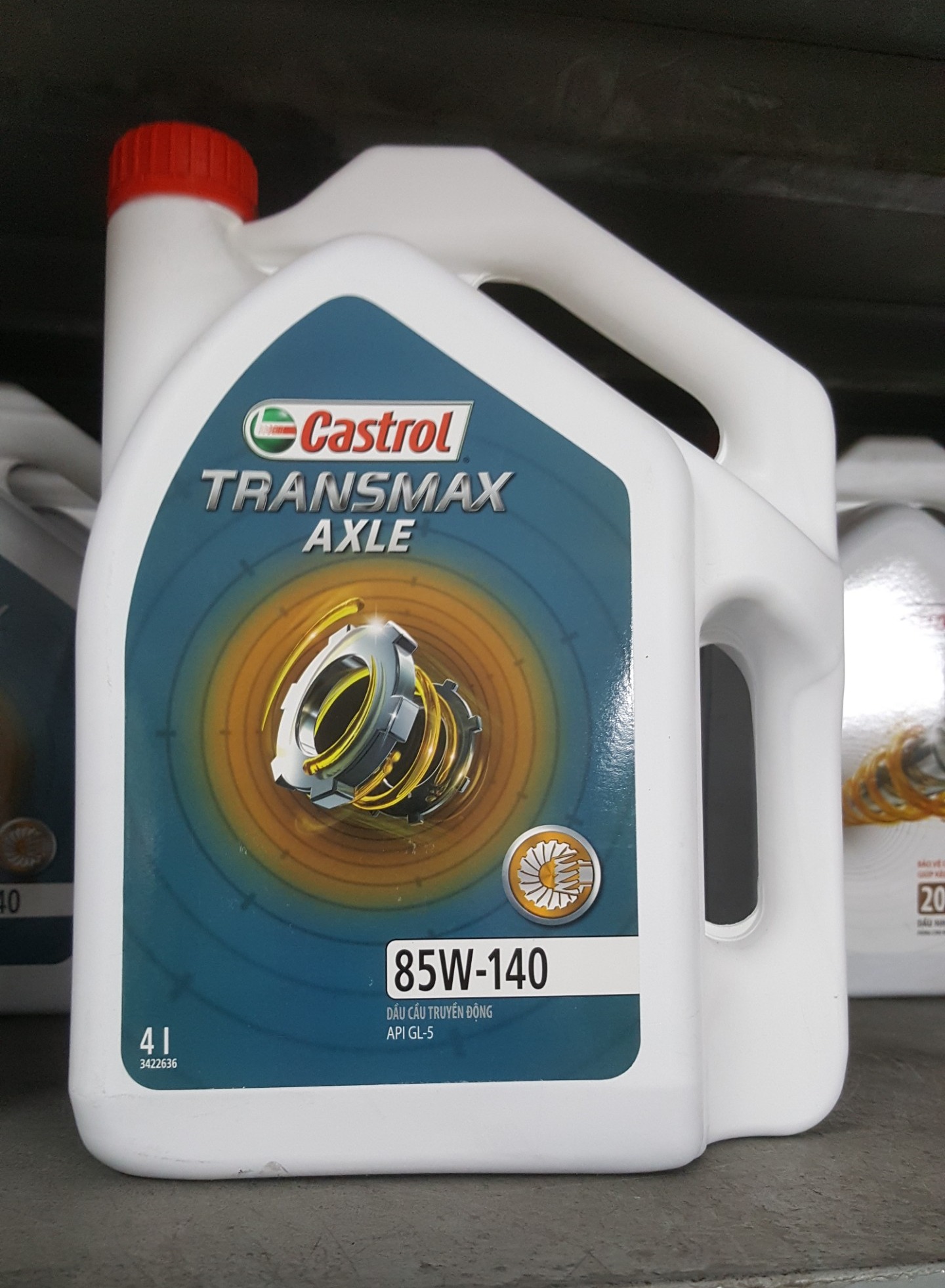 [HCM][ DẦU HỘP SỐ TRUYỀN ĐỘNG CHÍNH HÃNG ] CASTROL TRANSMAX AXLE 85W140 4L