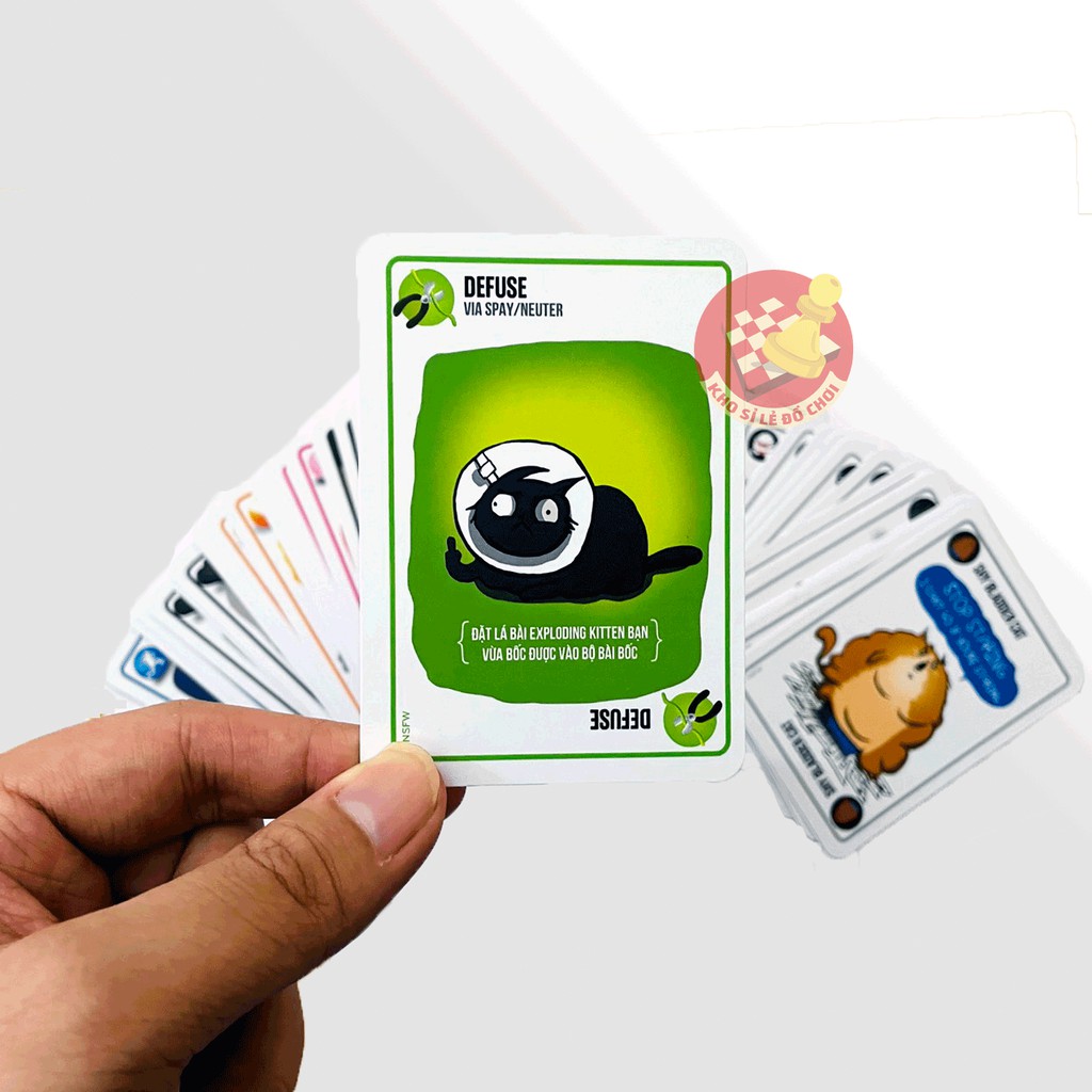 Mèo nổ exploding kittens ĐEN cao cấp Topboardgame