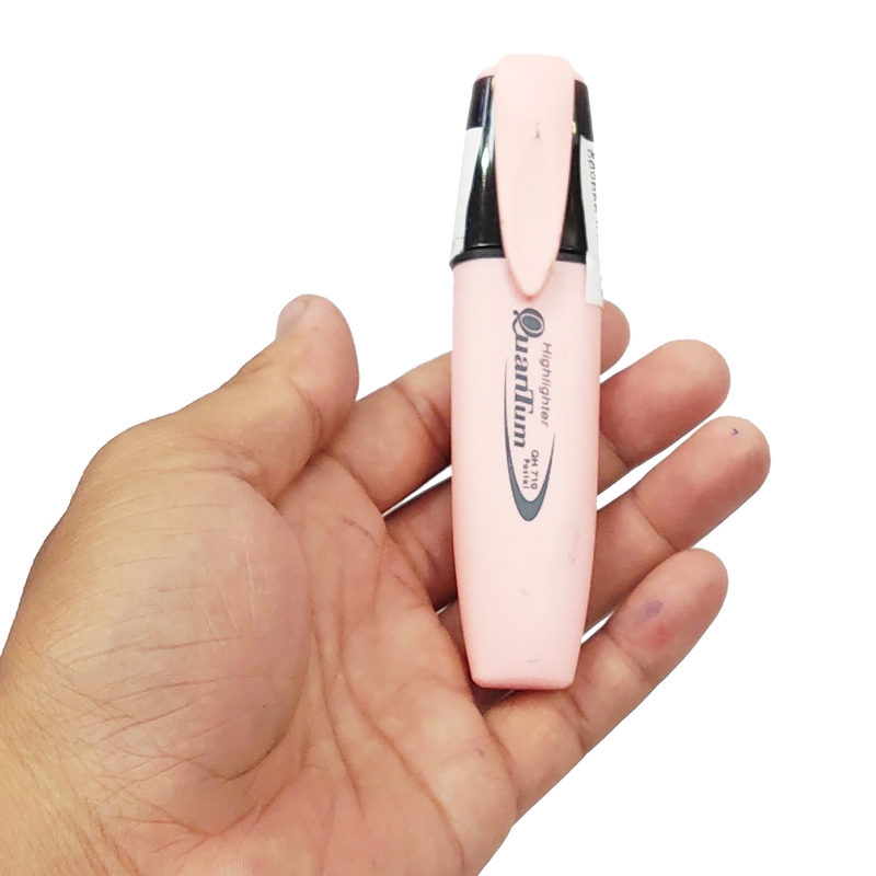 Bút Dạ Quang QuanTum QH710 - Hồng Pastel