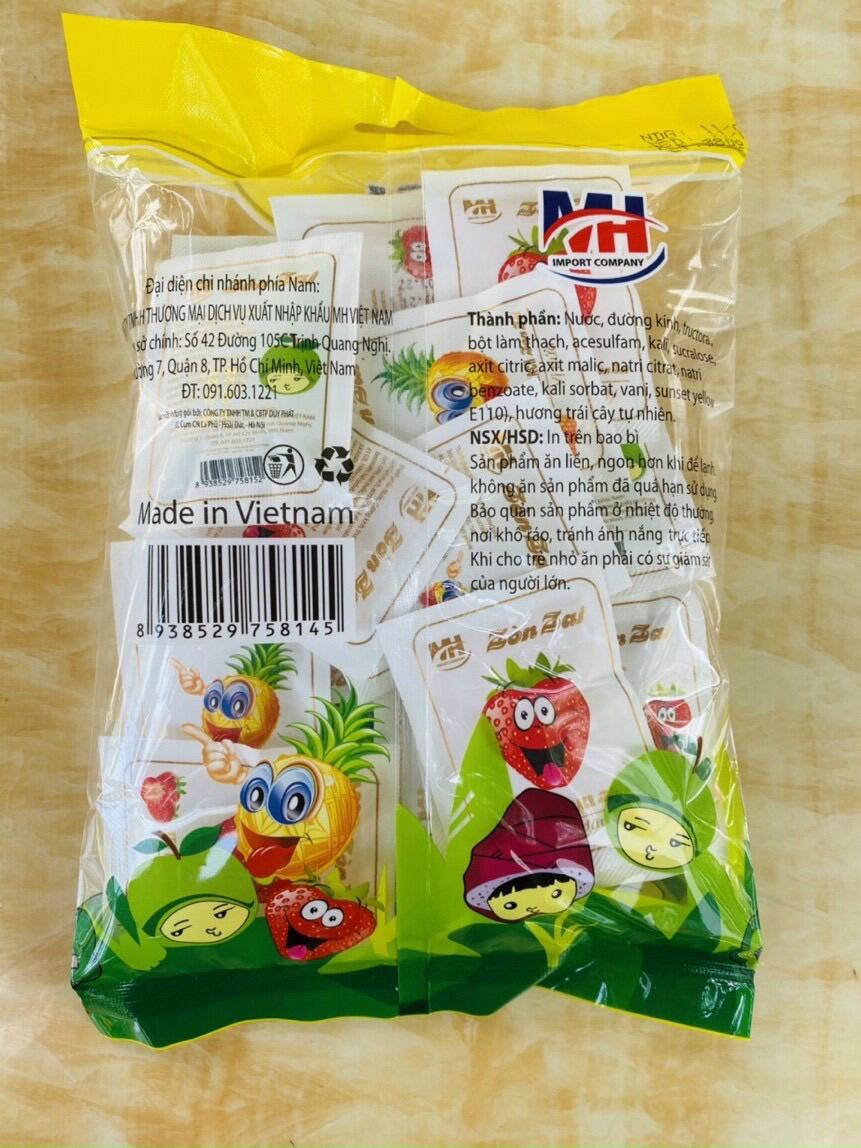 Kẹo Thạch Trái Cây Zòn Zai 400gr