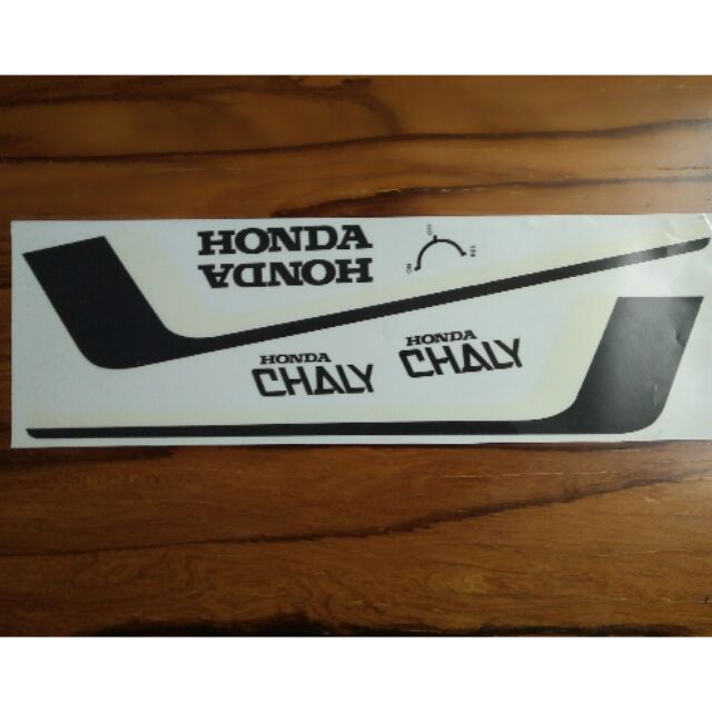 Bộ tem honda chaly màu trắng hàng nhập Thái Lan
