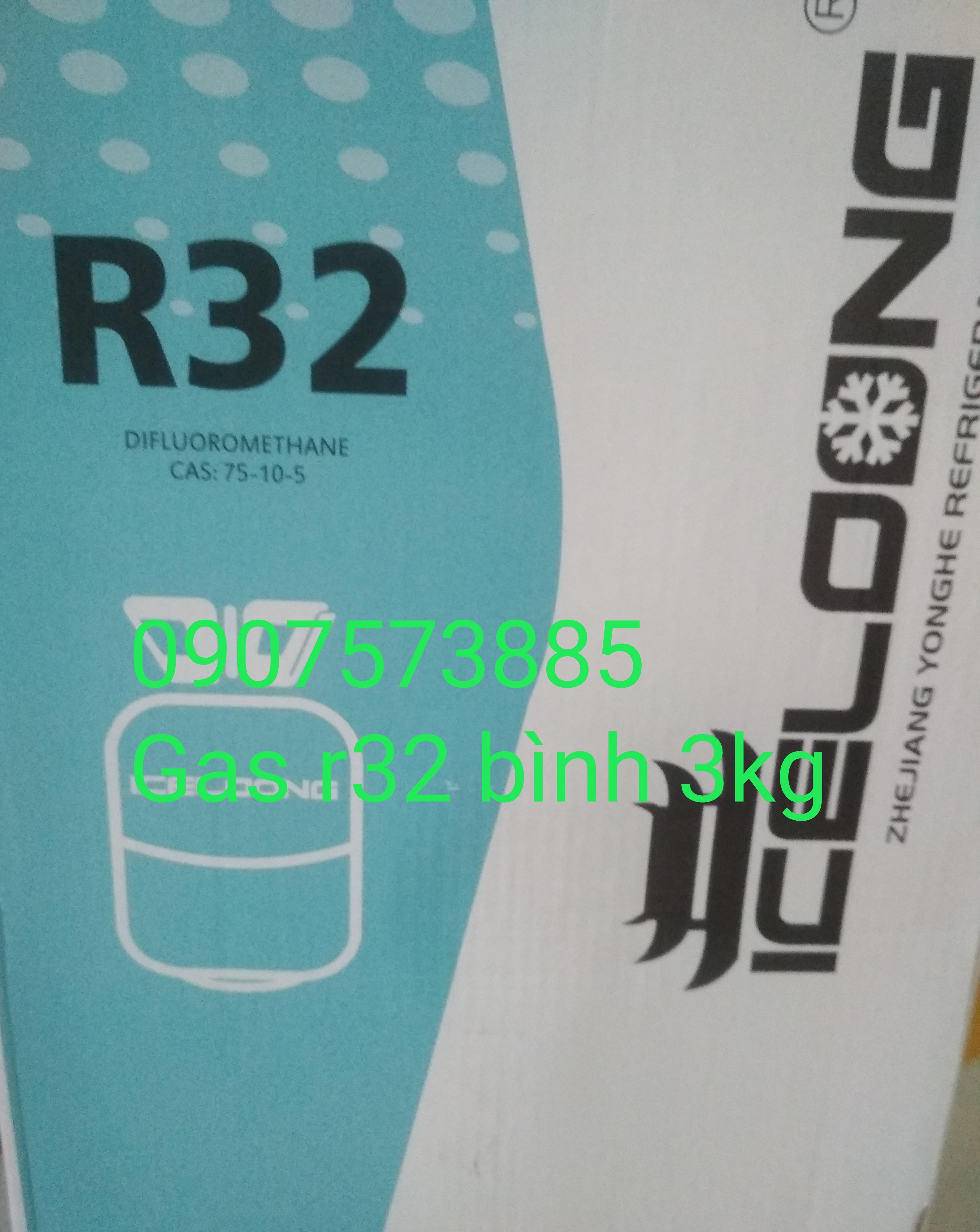 Gas máy lạnh R32 bình 3kg