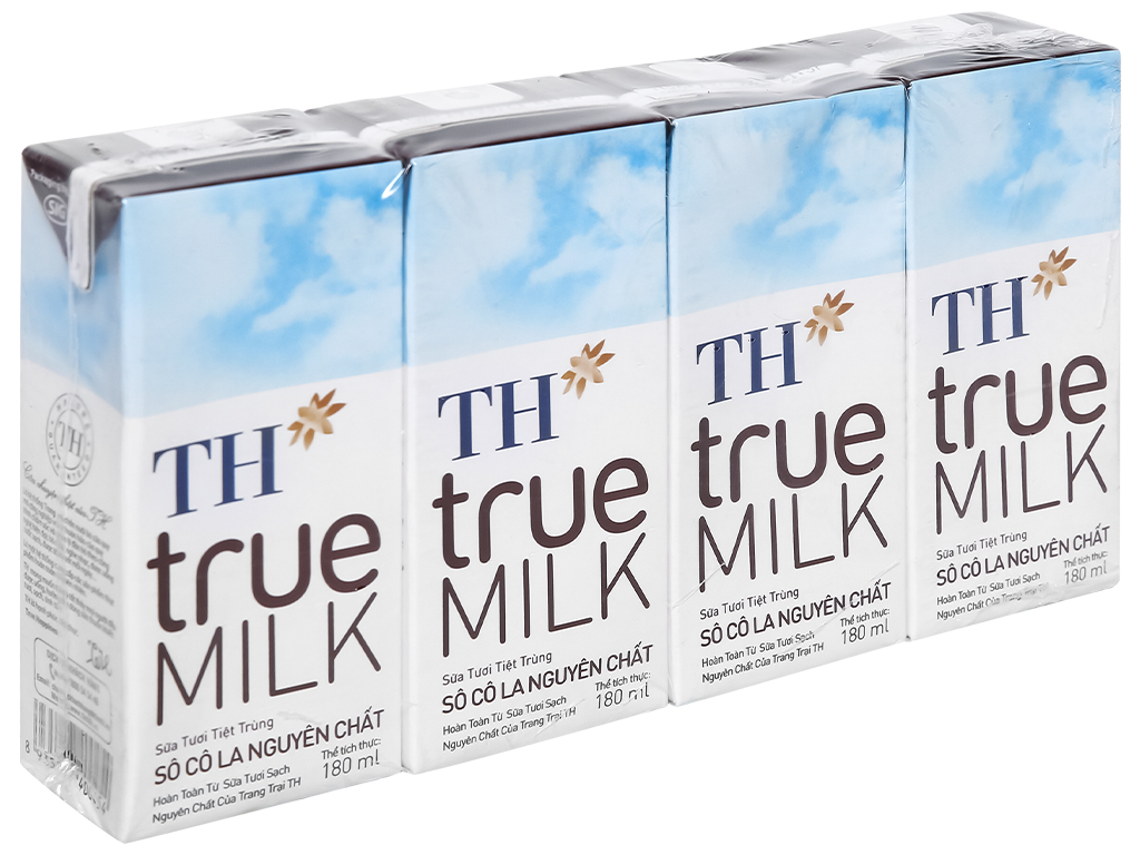 Lốc sữa TH Truemilk 4 * 180ml