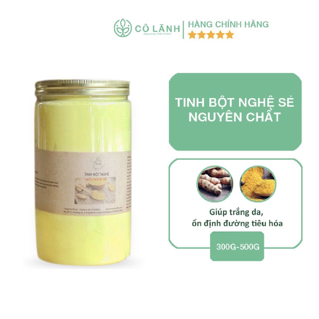 Tinh bột nghệ sẻ nguyên chất Cỏ Lành 1000G