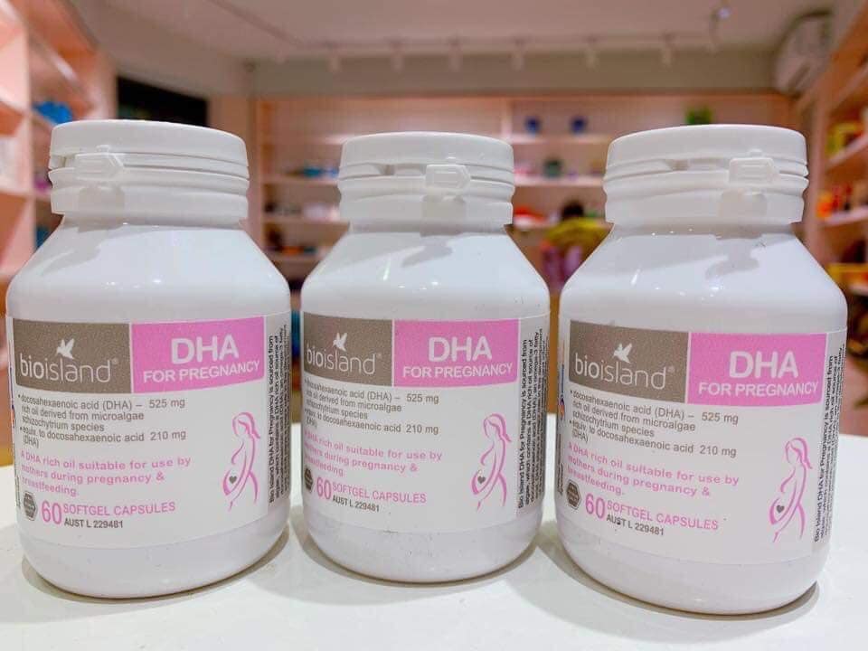 DHA bầu Bio island 60 viên