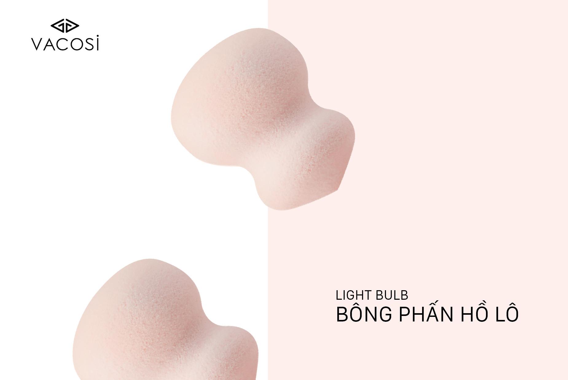 Vacosi Bông phấn ướt hồ lô - BP06