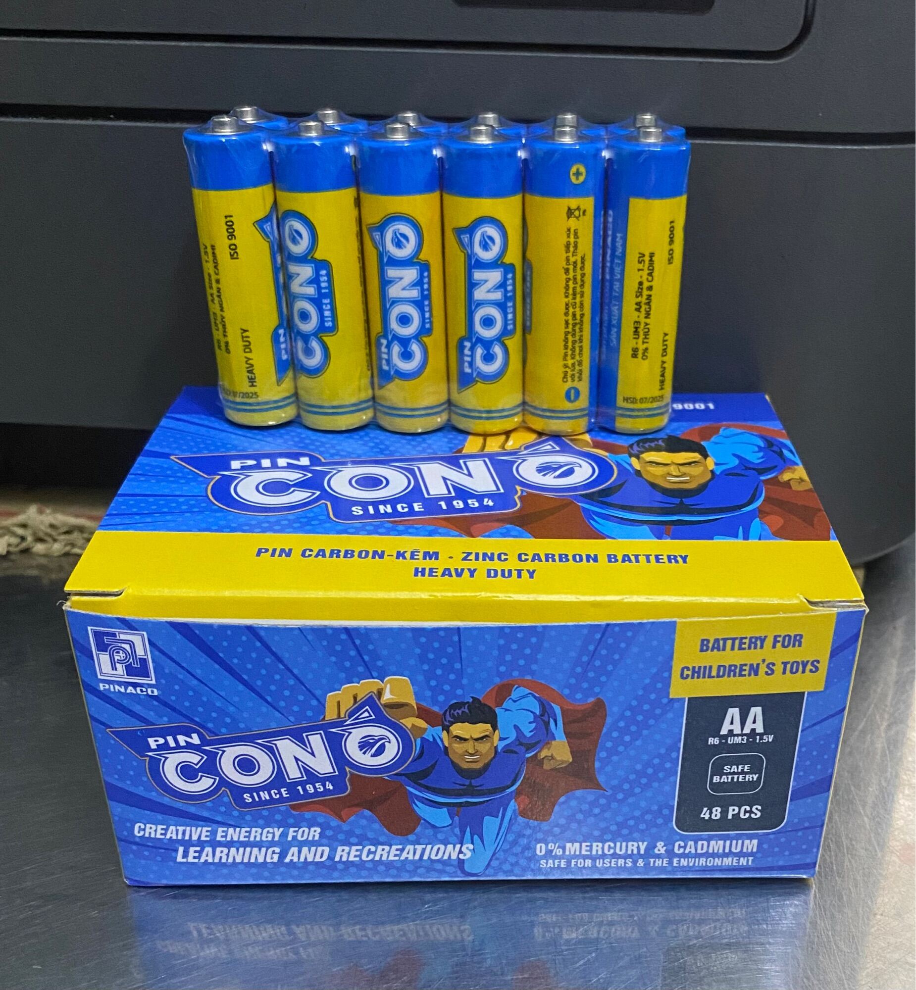 Hộp 40 viên Pin Con Ó 2A (Mẫu mới)