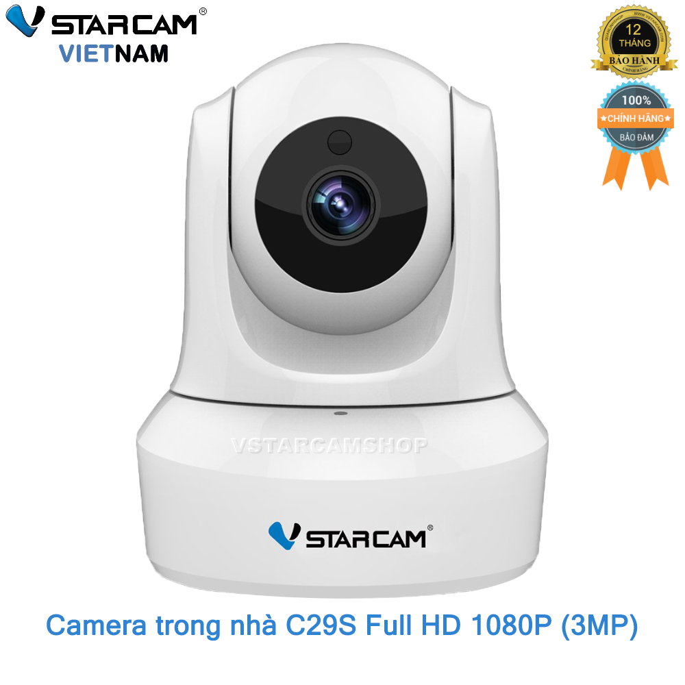 Camera wifi IP Vstarcam C29s Full HD 1080P 3 Megapixel bảo hành 12 tháng