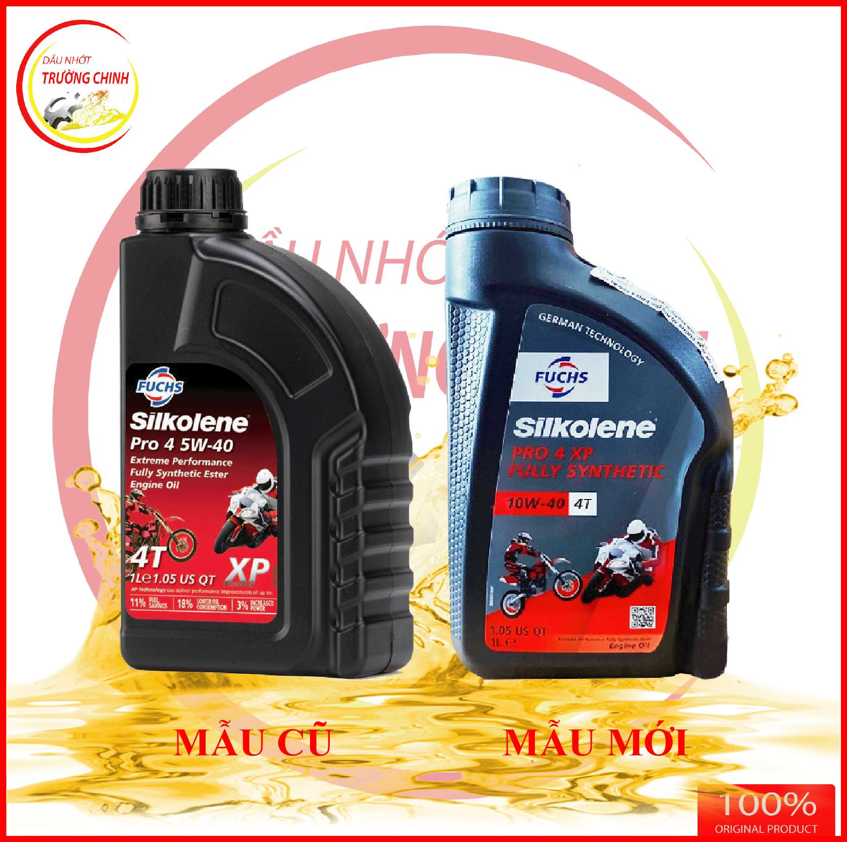 Nhớt Fuchs Silkolene Pro 4 10w40 XP 4T 1.2L