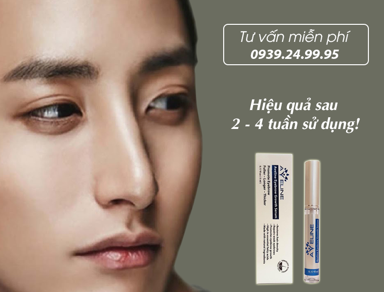 Sản phẩm mọc lông mày Aveline Mỹ