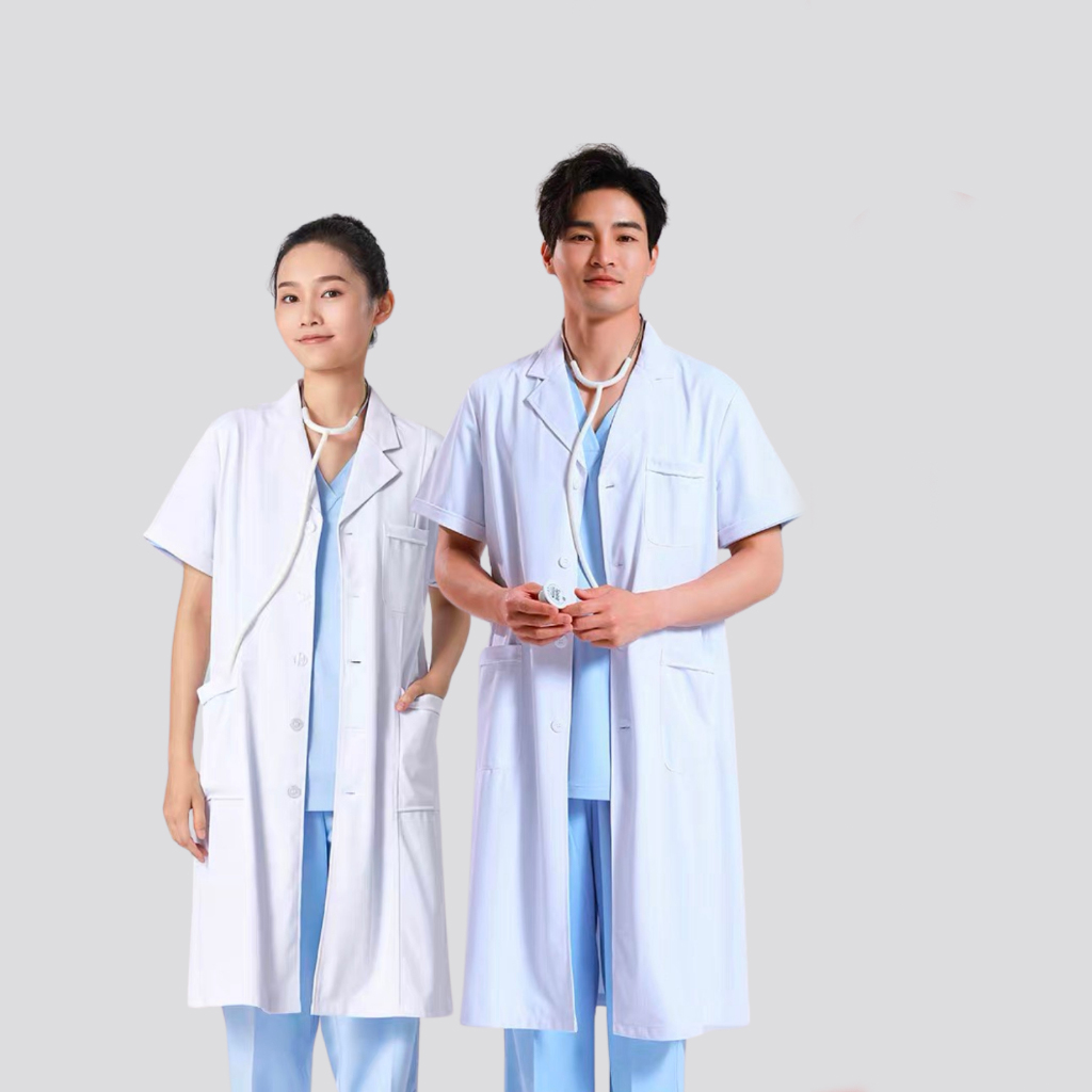 Áo Blue Bác Sĩ Nam Cộc Tay