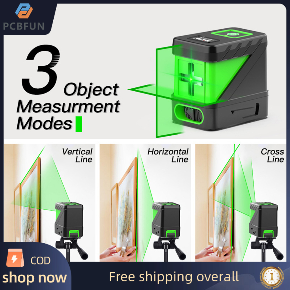 Mức laser pcbfun Bộ Chuyển Đổi Mức Laser Tự động san lấp mặt bằng, định vị chính xác, laser chéo