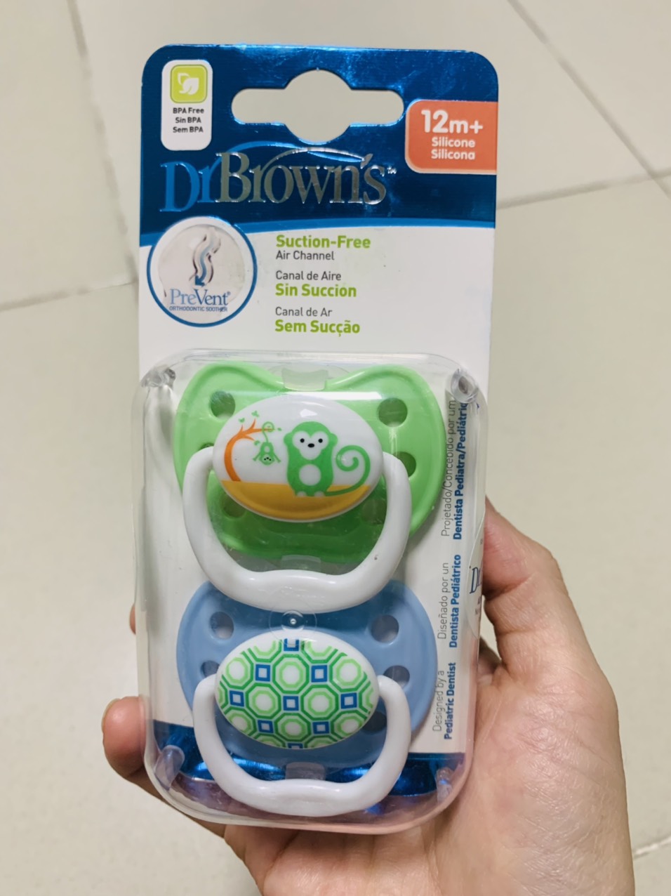 Ti giả Dr Brown 0-6m, 6-12m, 12m+