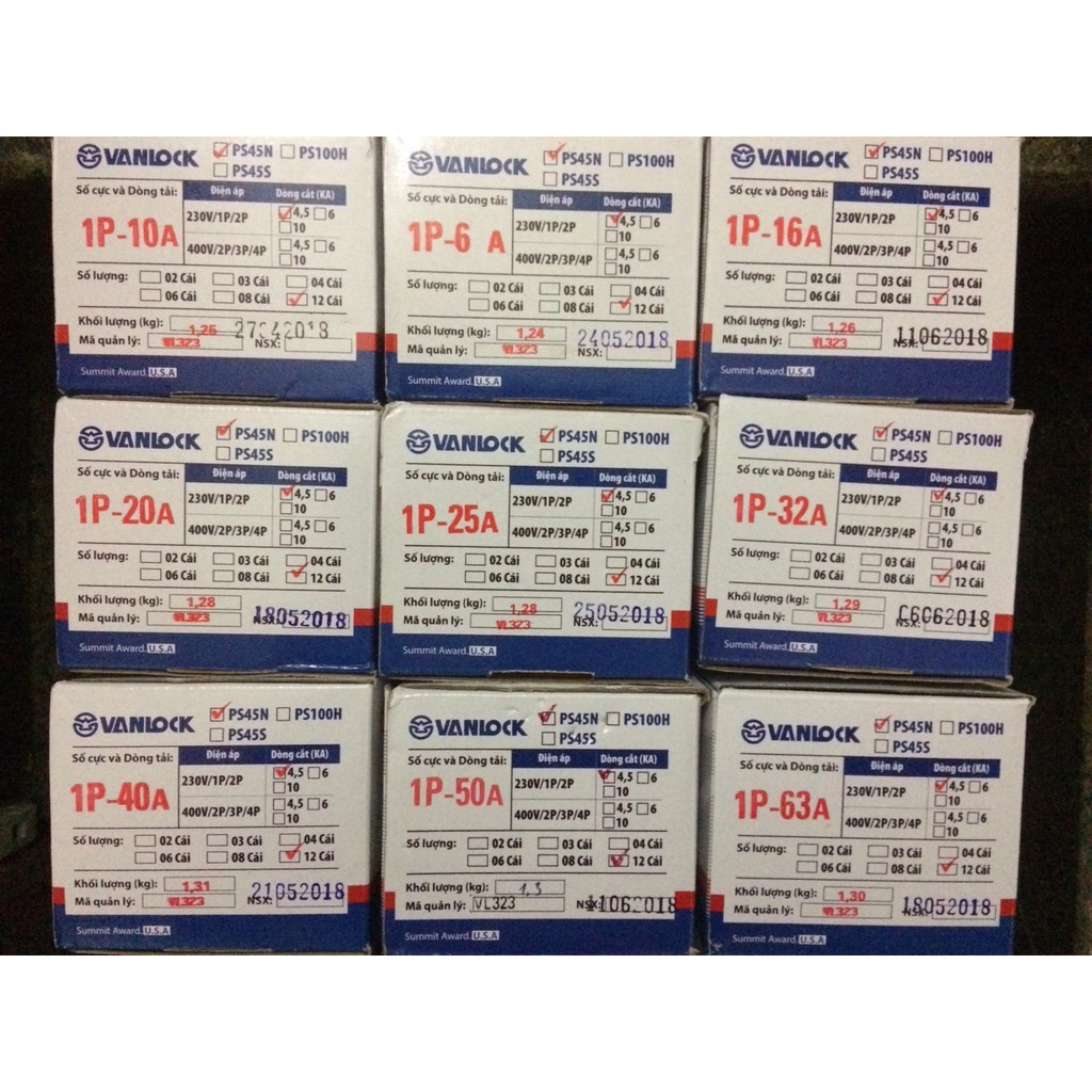 Mcb 1 tép sino / cb 1 pha 6a - 63a sino vanlock - ps45n / c1006 - ps45n/c1010 - ps45n/c1016 - ps45n/c1020 - ps45n/c1025 - ps45n/c1032 - ps45n/c1040 - ps45n/c1050 - ps45n/c1063