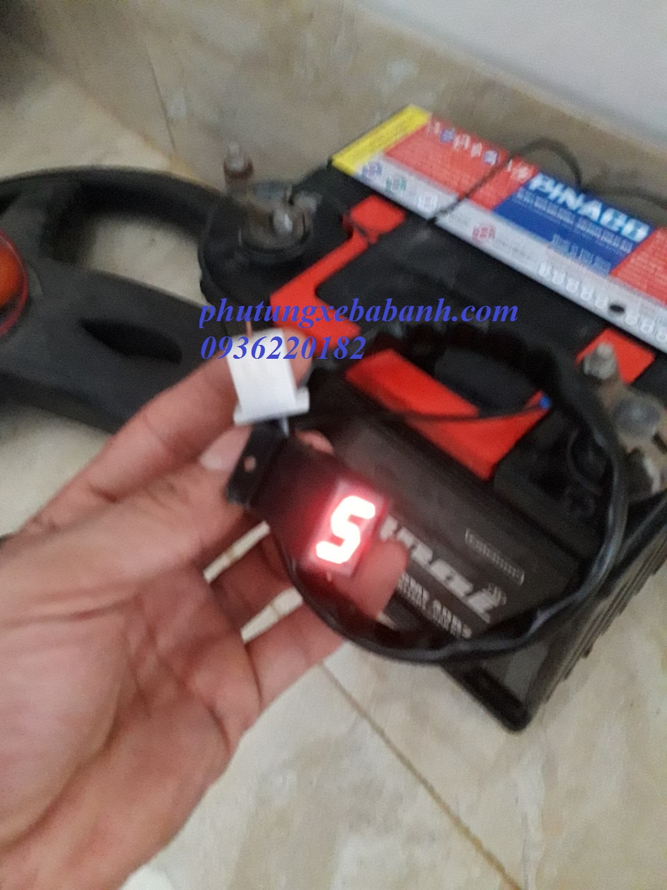 Đồng hồ báo số xe ba gác