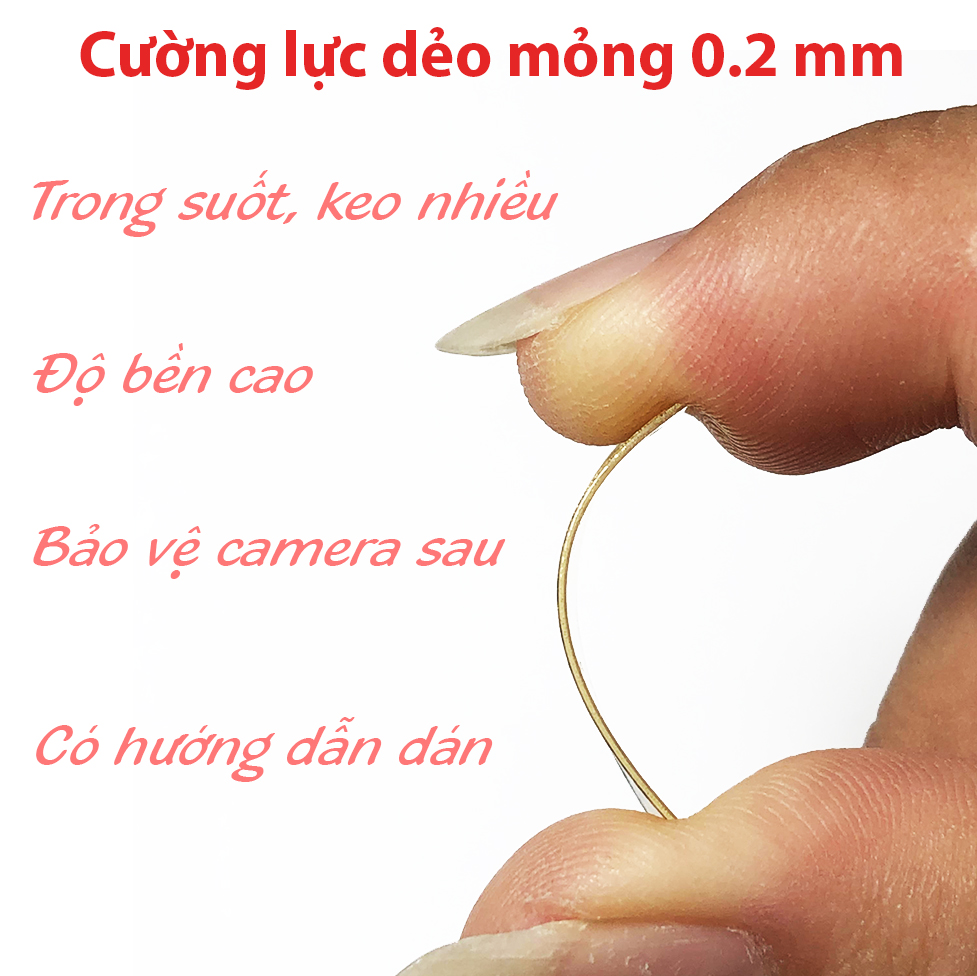 Cường lực dẻo Samsung Note 10 Lite có lỗ camera