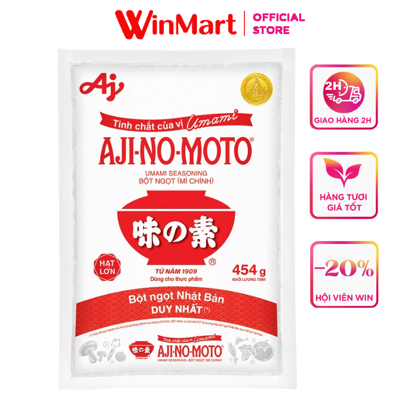 [Siêu thị WinMart] - Bột ngọt (mì chính) Ajinomoto gói 454g