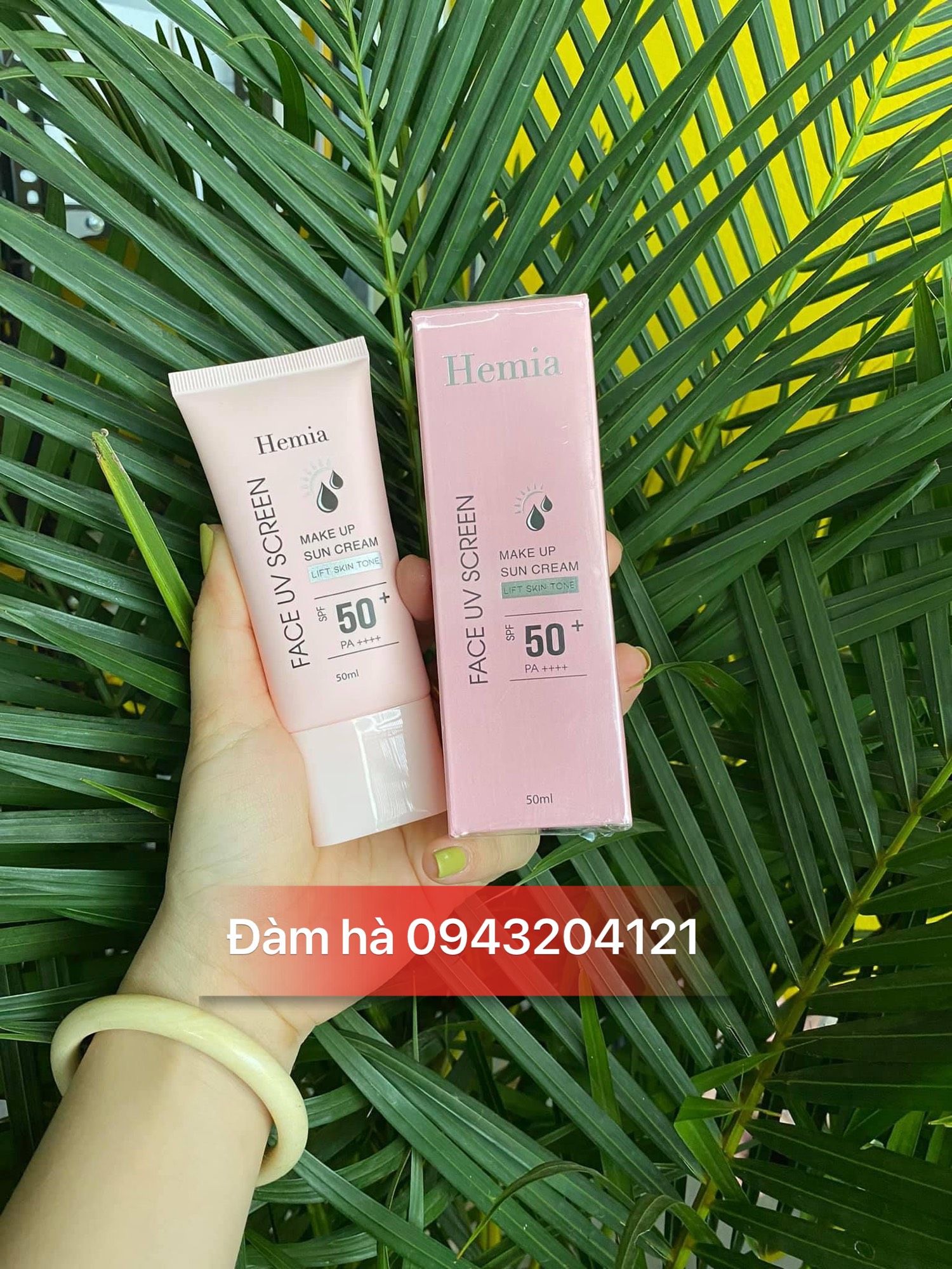 Kem chống nắng Hemia Hàn quốc Spf 50+