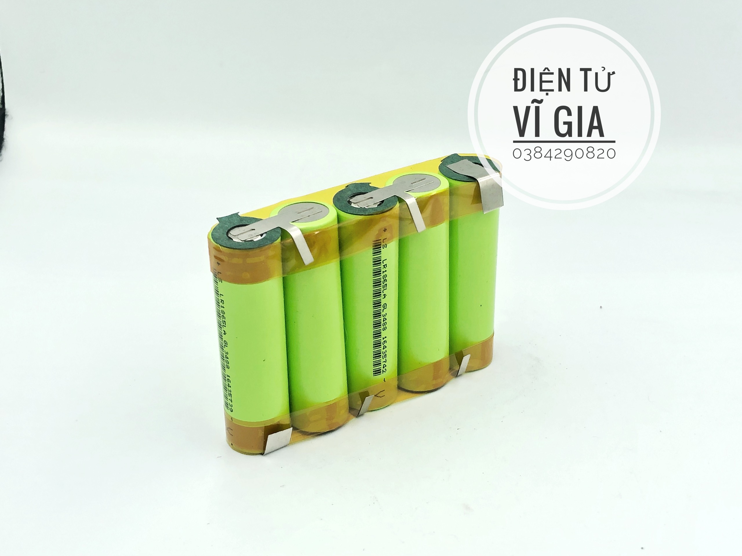 Khối pin 5S 1P không khung Pin 18650 điện áp 18V - 21V