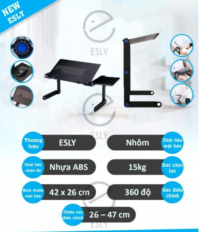 It smart - giá đỡ laptop esly 360°