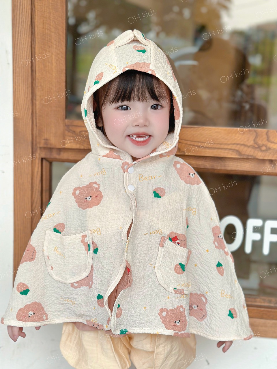 Áo Chống Nắng cho bé dạng choàng