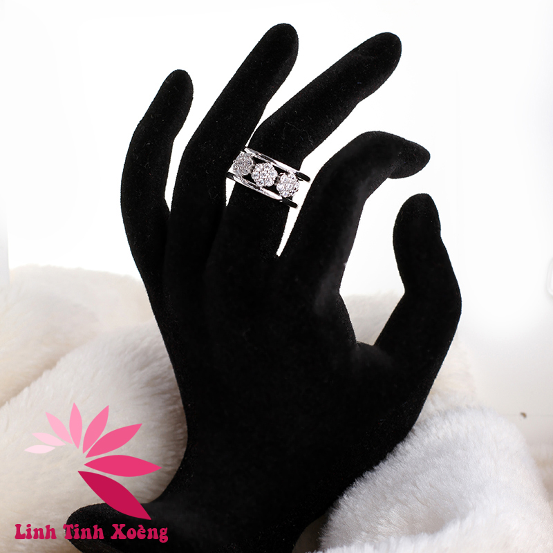 Nhẫn mạ bạc cao cấp Friday Love MK359