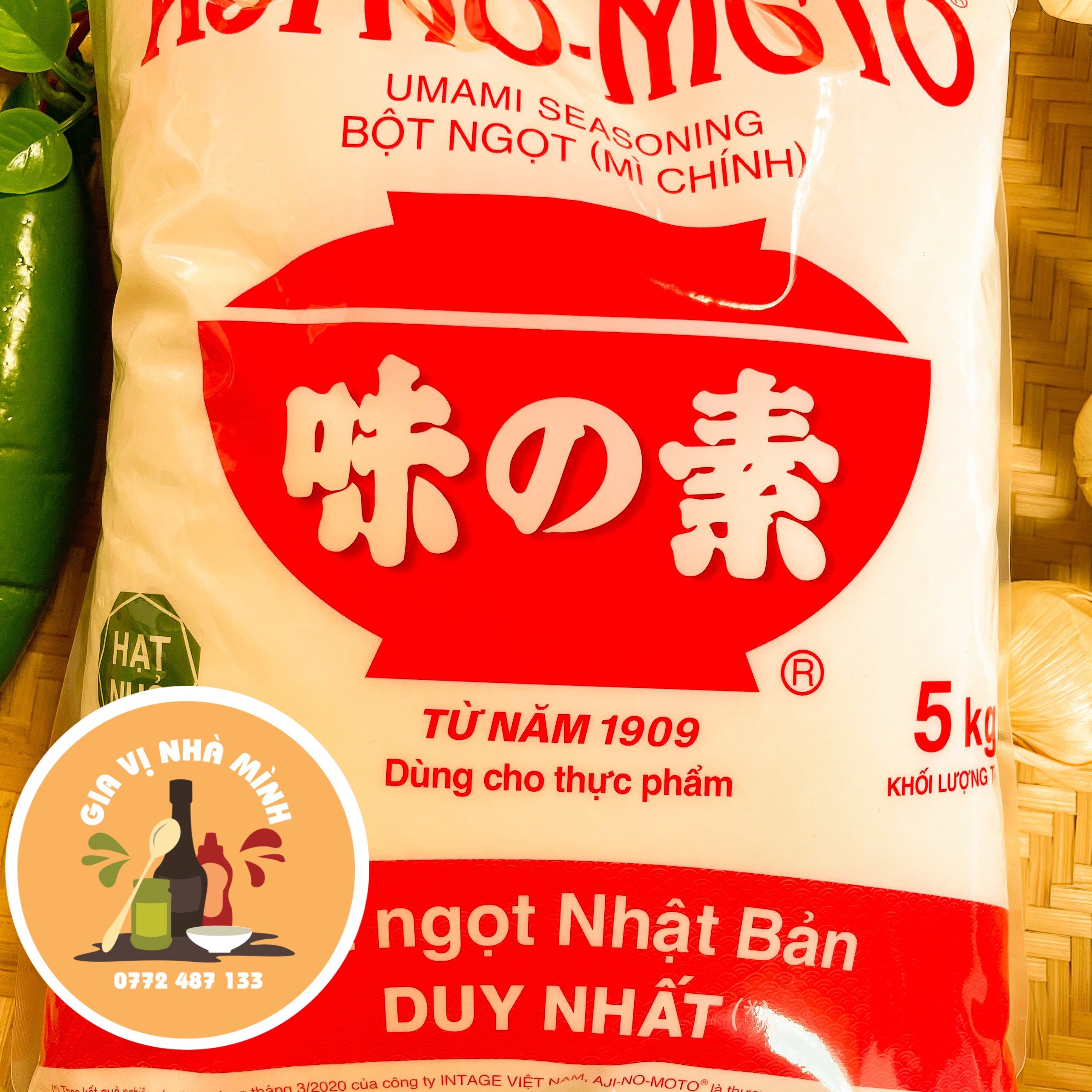BỘT NGỌT ( MÌ CHÍNH ) AJINOMOTO - GÓI 5KG