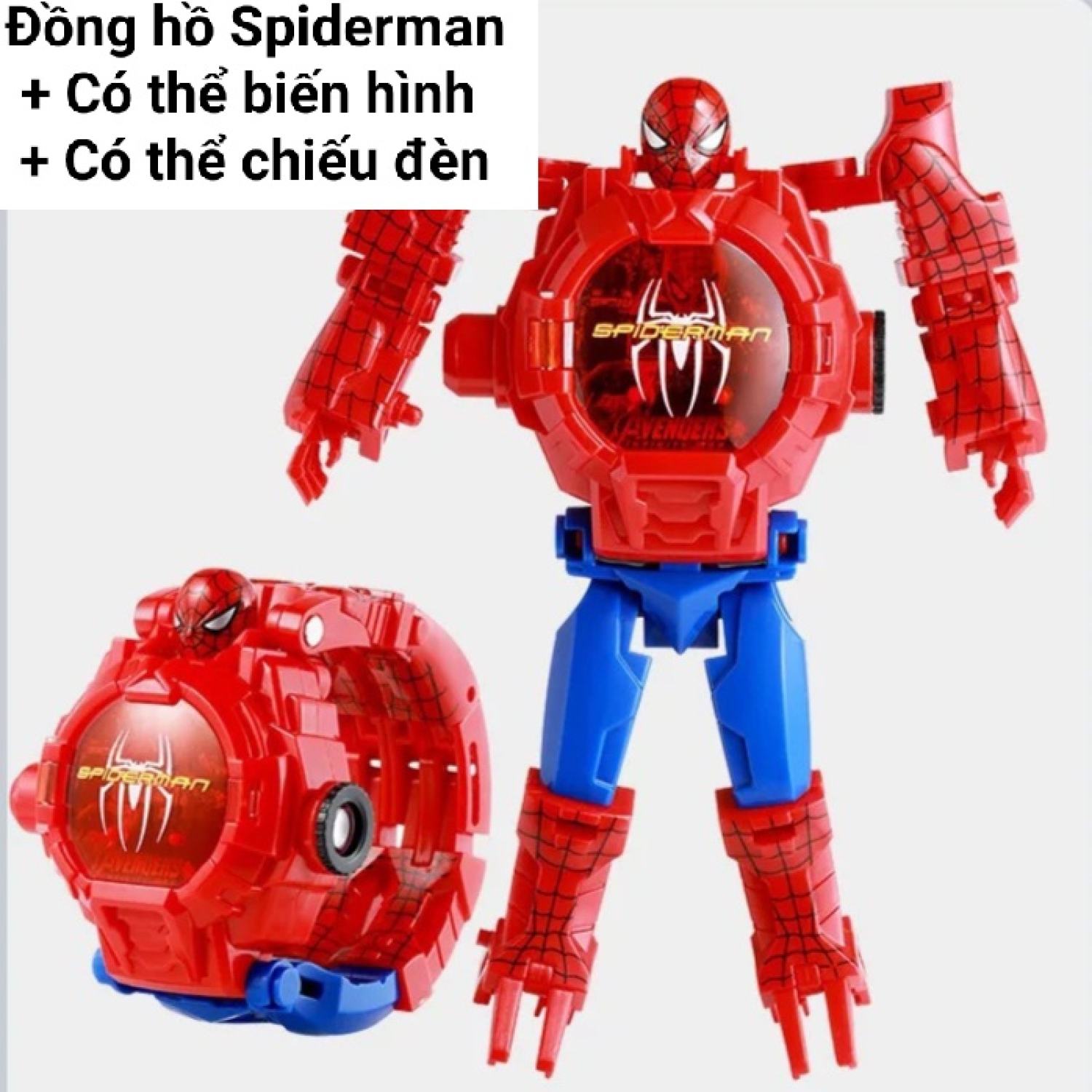 Phụ kiện Người Nhện Spider man gồm Mặt nạ áo chàng kiếm khiên có đèn nhạc hoá trang , mặt nạ siêu anh hùng cosplay