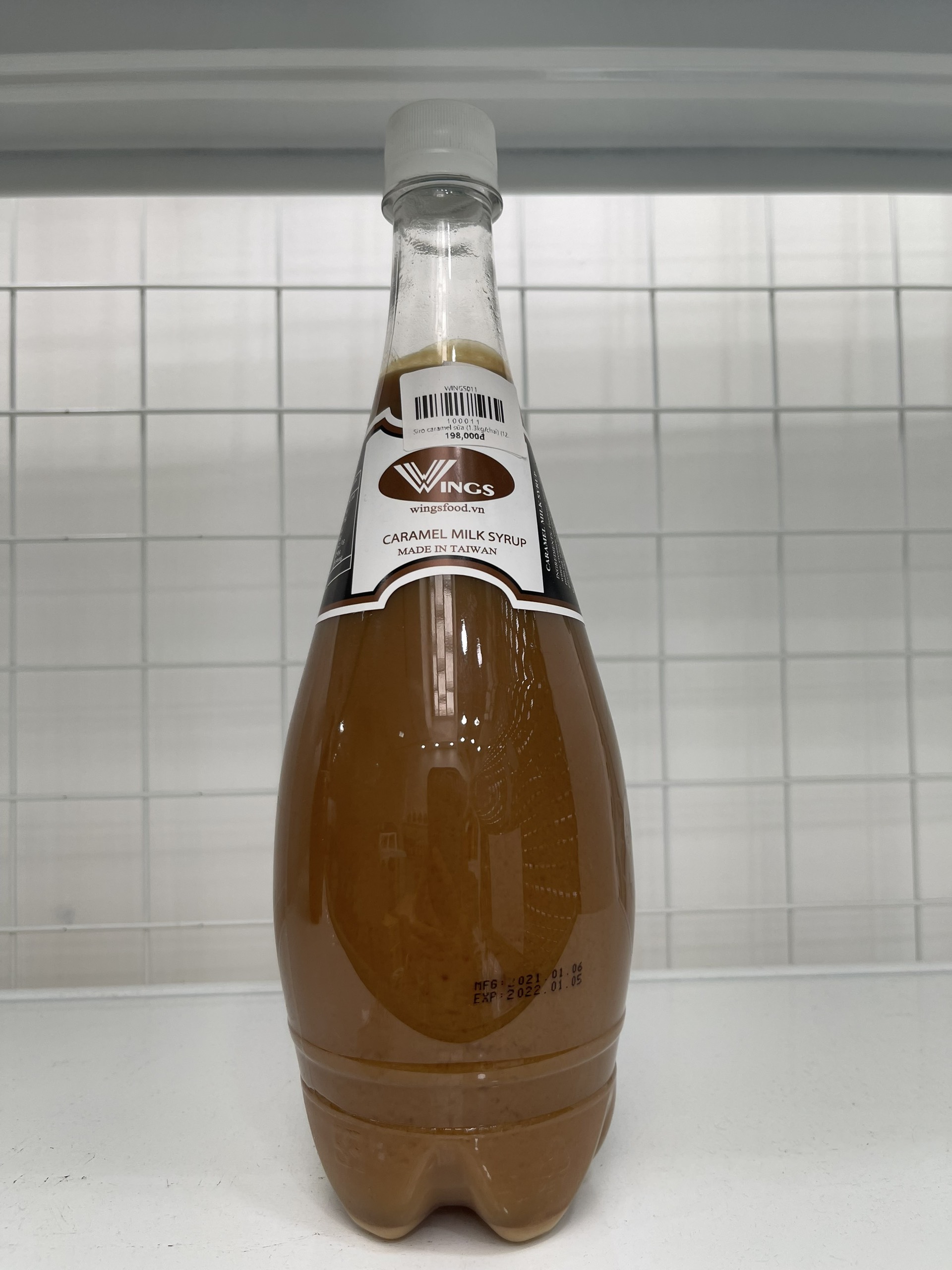 Siro caramel sữa (1.3kg/chai)