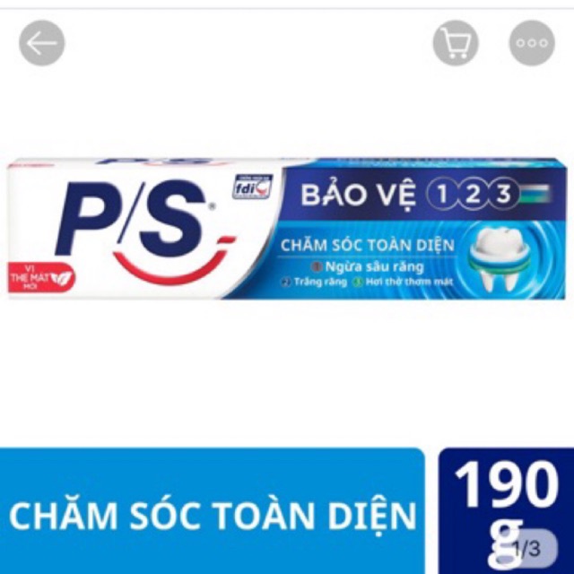 Kem Đánh Răng Ps Bảo Vệ 123 180gr Tặng