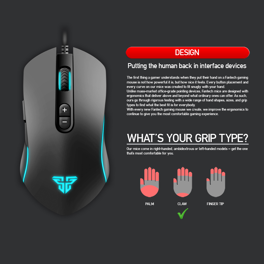 [HCM][Bán Lỗ]  Chuột Gaming Có Dây Fantech X9 THOR