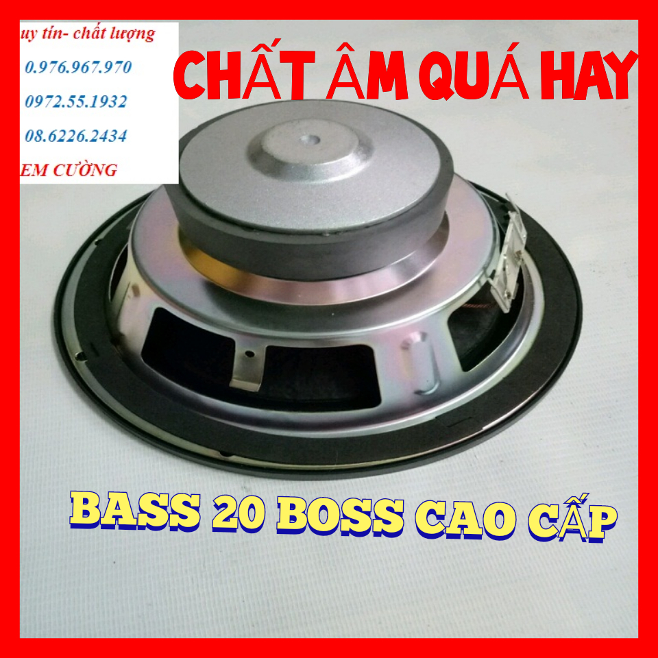 Loa bass 20 BOSS xương màu đồng cao cấp có vành đệm xịn -GIÁ 1 CÁI