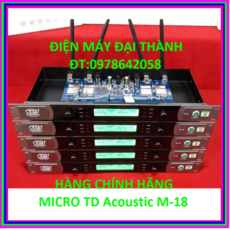 Micro không dây TD Acoustic M-18 hàng chính hãng