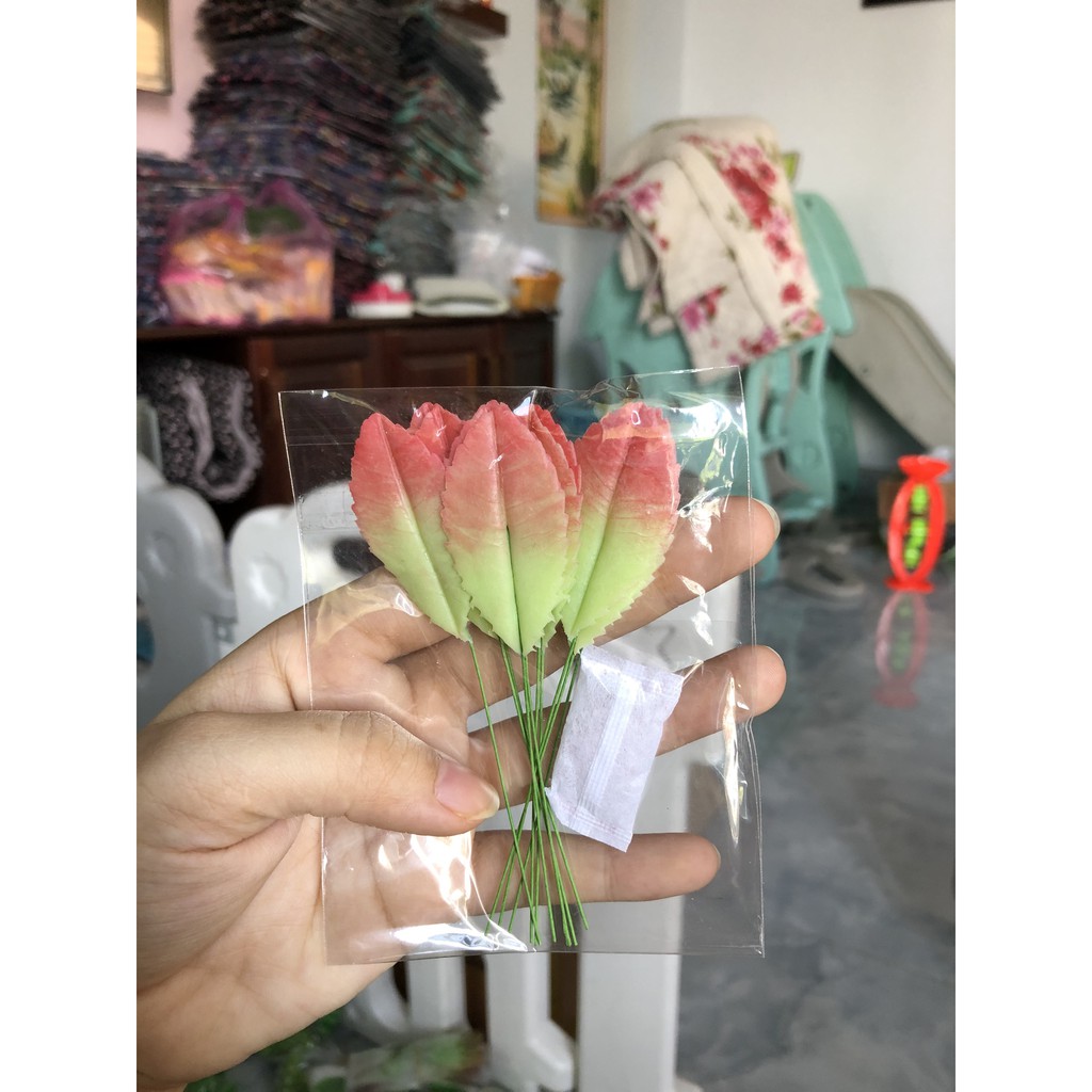 Clay Flower Leaves / Apricot Leaves / Clay Apricot Leaves 25K/10 Pieces