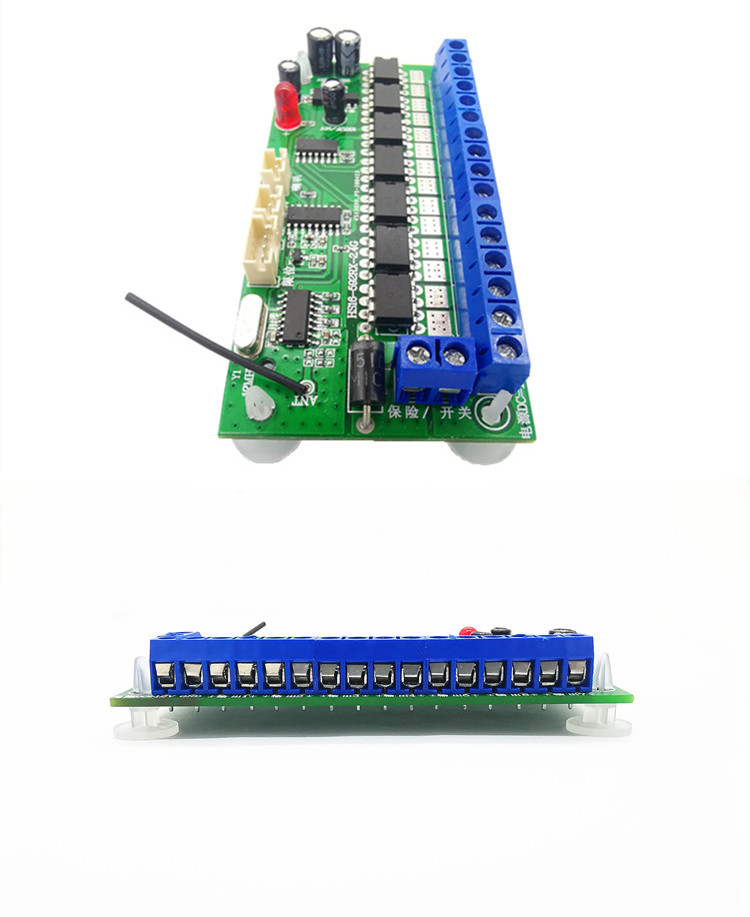 Bộ điều khiển 7 motor dùng chế máy xúc đồ chơi điều khiển từ xa đồ chơi mô hình