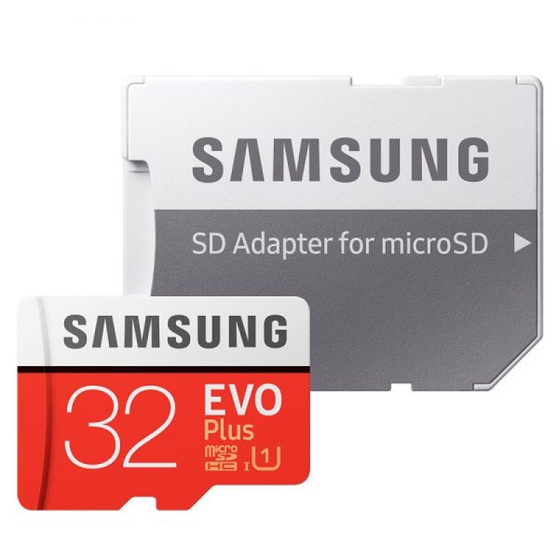 Thẻ nhớ microSDXC Samsung Evo Plus 32GB U1 upto 95MB/s kèm Adapter - Hãng phân phối chính thức + Tặng kèm sổ tay lò xo phong cách