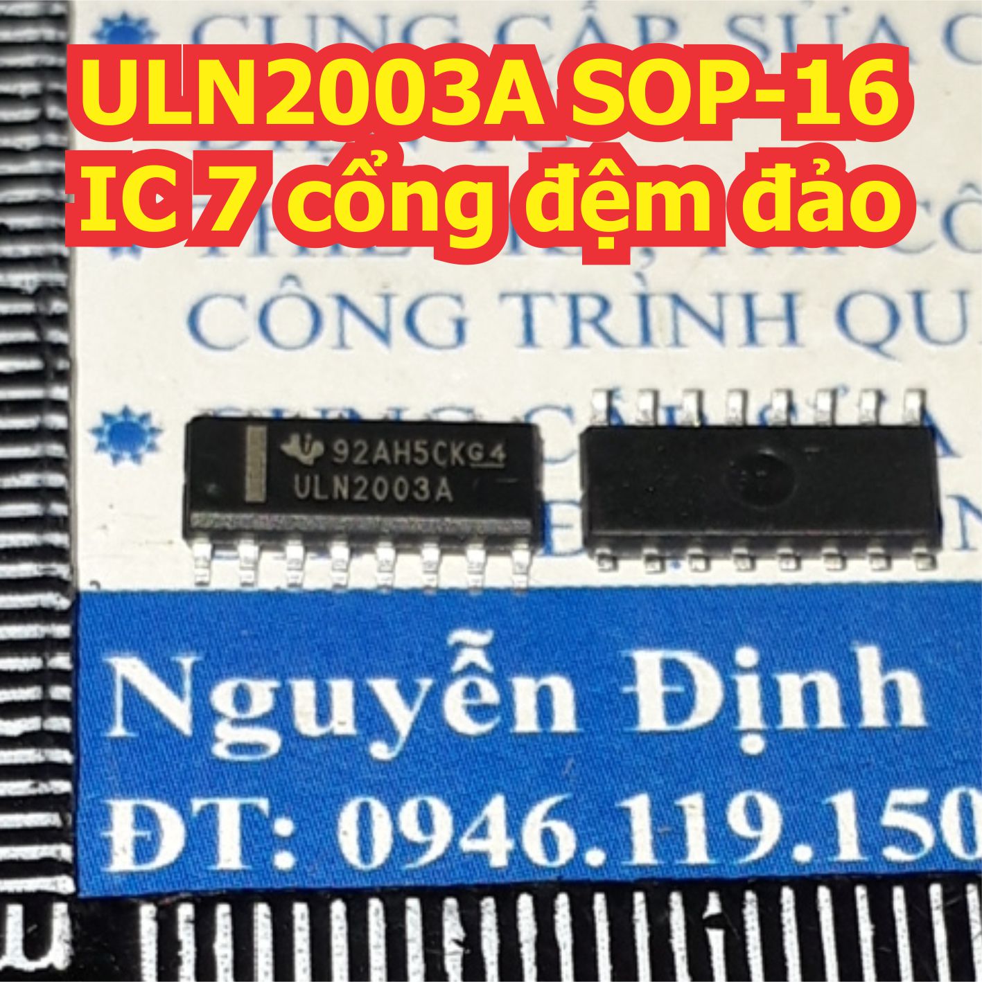 10 con uln2003a uln2003 2003 sop-16 ic 7 cổng đệm đảo kde2055