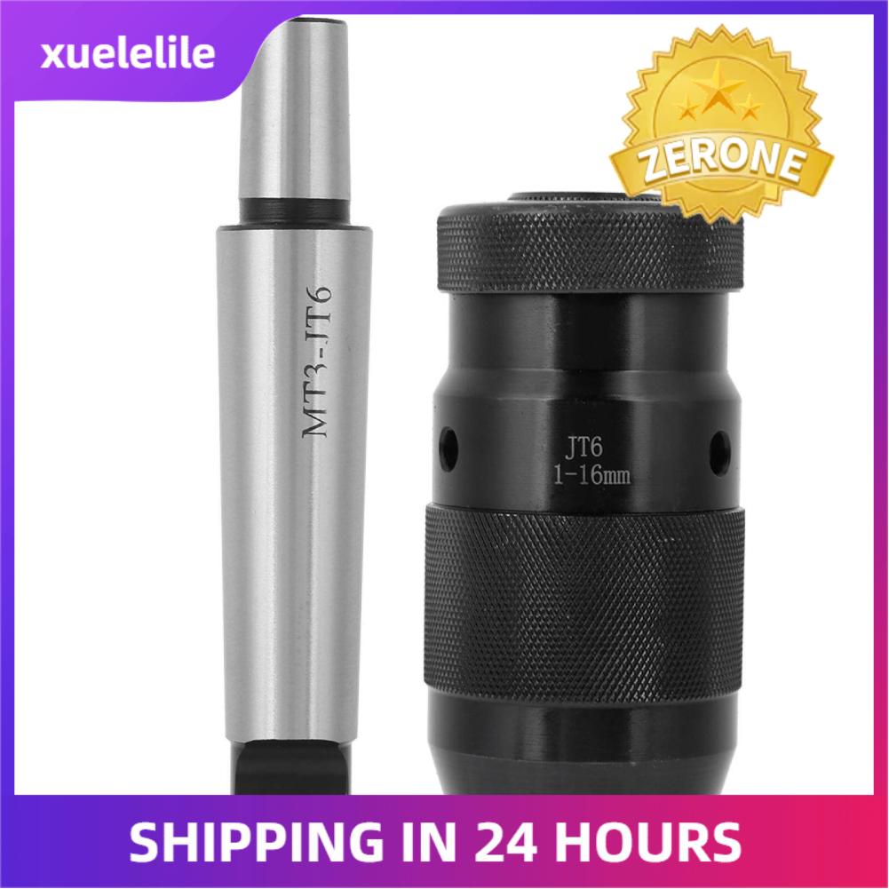 Mt3 jt6 1-16mm self tighten drill chuck automatic locking keyless drill chuck