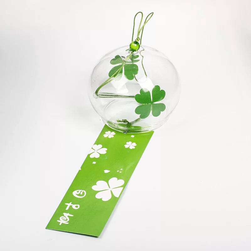 [HCM]Chuông gió Nhật Bản Furin cỏ 4 lá may mắn
