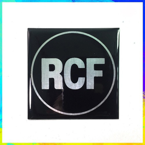 [HCM]CẶP TEM DÁN THÙNG LOA LOGO RCF- GIÁ 1 CẶP