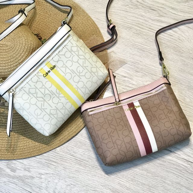 [FREESHIP] TÚI XÁCH NỮ C..K SỌC GIỮA SIZE 22CM