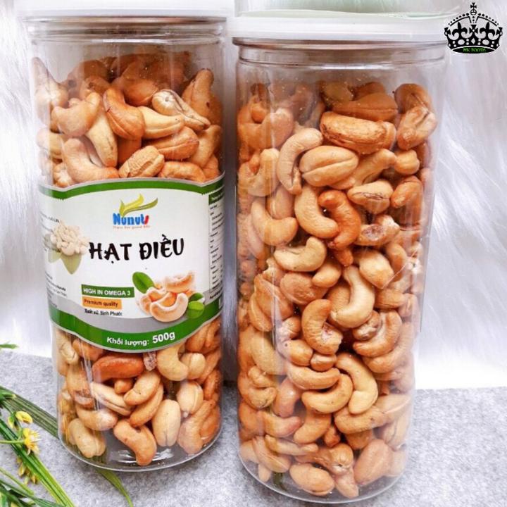 [100%Điều Bình Phước Cồ A] Hạt điều tách lụa Bình Phước Hũ 500g, 250g, 100g