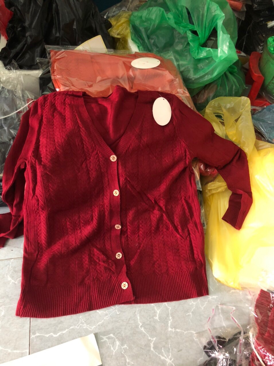 [HCM]Áo len tuyết cổ tim