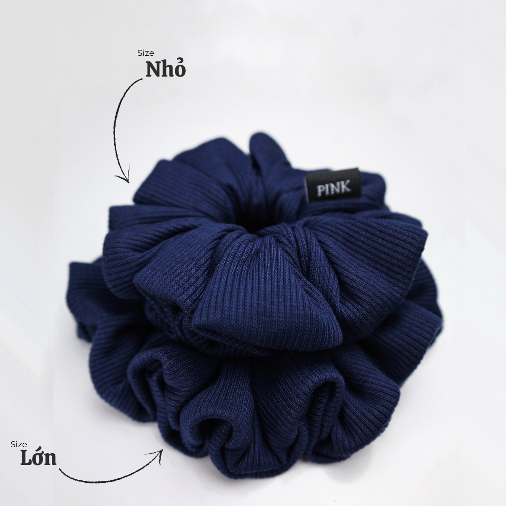 Scrunchies Dây Cột Tóc Thun Gân.